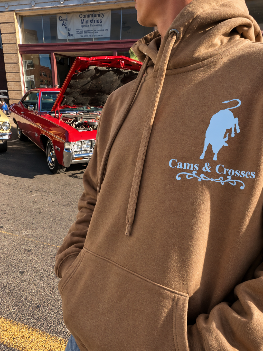 Praising Bull Hoodie
