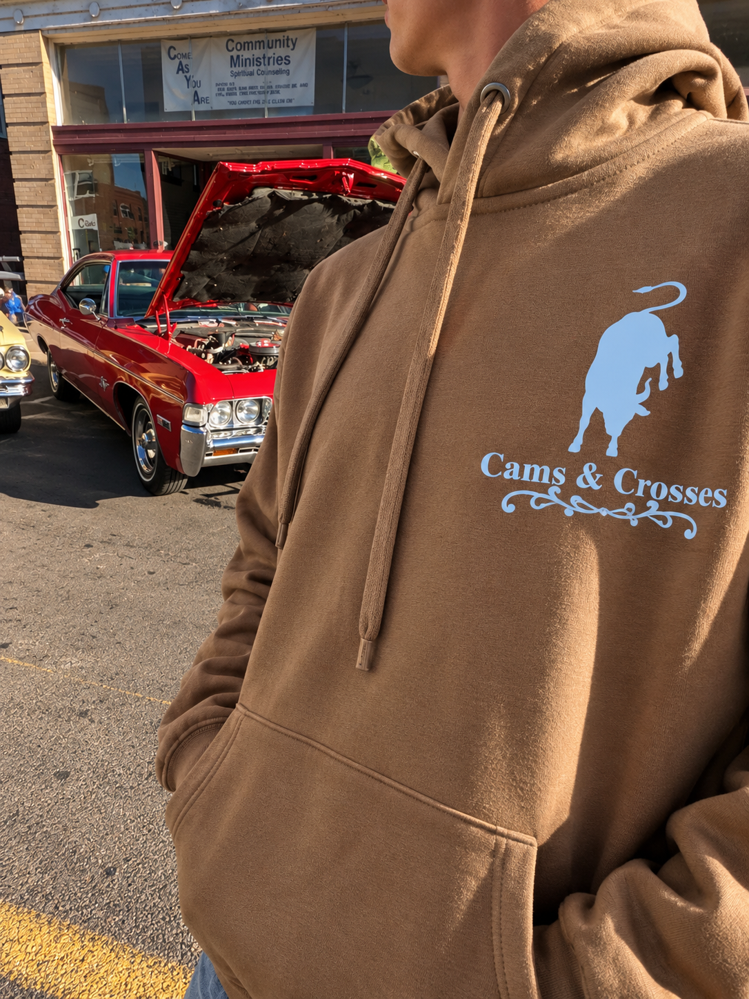 Praising Bull Hoodie
