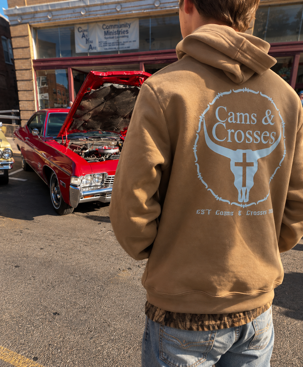 Praising Bull Hoodie