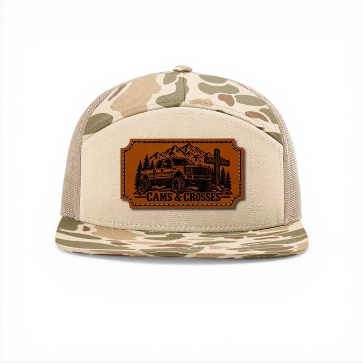 Camo C&C Patch Panel Hat
