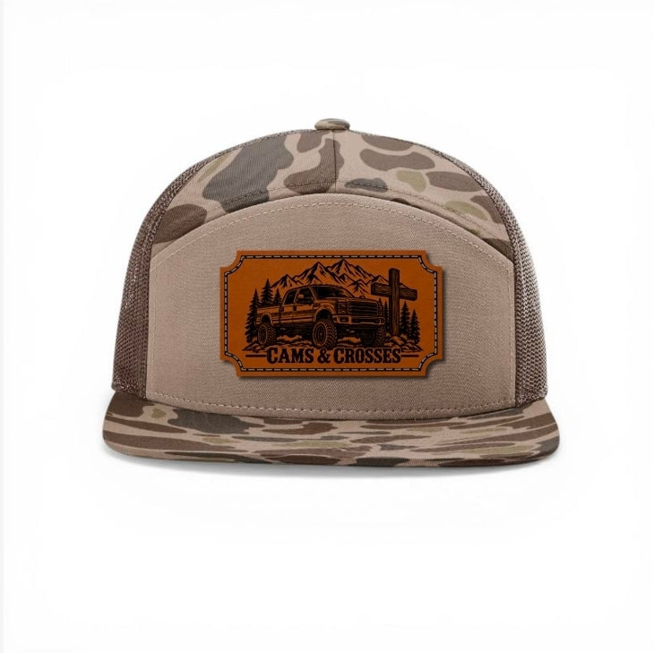 Camo C&C Patch Panel Hat