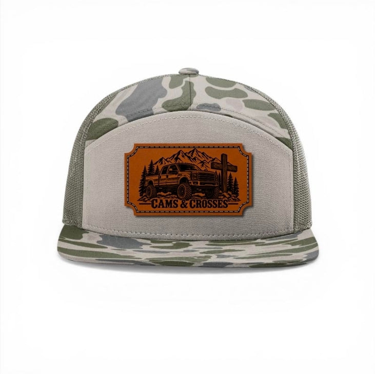 Camo C&C Patch Panel Hat